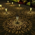 thumbnail image 1 of Luces solares para jardín gardencave, paquete de 6, cálidas e impermeables, 1 of 6