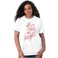 thumbnail image 5 of Cute Christmas All is Calm and Bright Women's Graphic T Shirt Tees Brisco Brands M, 5 of 5