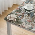 thumbnail image 4 of HAOXIT Spring Square Tablecloths, Table Cloth Table Cover Indoor/Outdoor Tabletop Decor for Wedding Dinner 54''x54'', 4 of 7
