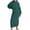 Green, variant on Jinhomg Womens 2 Piece Waffle Knit Outfit Dressy Casual Long Sleeve Pullover with Maxi Dress Set Fall Winter Comfy Lounge Sets Women Army Green XL