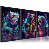 Cool Gaming Wall Hieng Video Game Posters Pictures Colorful Neon Gamepad Canvas Painting Prints for Boys Room Kids Game Room Bedroom for Boys Home Decor