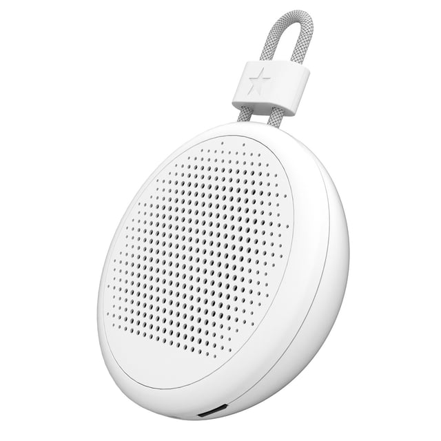 White Rechargeable Bluetooth Speaker Portable Wireless Stereo Mini Speaker With Fm Radio Tf Card Support For Home Outdoor White