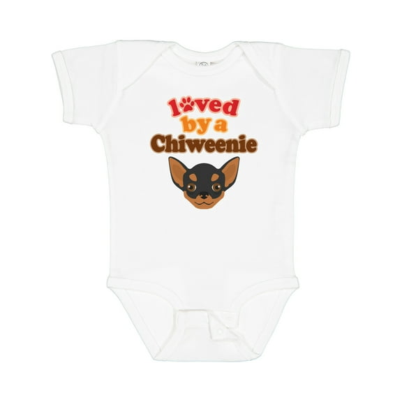 Inktastic Chiweenie Dog Gift Boys or Girls Baby Bodysuit