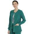 thumbnail image 6 of Dickies EDS Signature Medical Scrubs Warm Up Jacket for Women Snap Front Plus Size 86306, 6 of 8