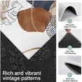 thumbnail image 3 of Blue Boho Abstract and Plant Pattern Kitchen Rugs Sets Of 3,Kitchen Runner Rugs Non Skid Washable,Decorative Kitchen Floor Mats for Kitchen,Sink,Laundry,17"x30"+ 17"x47" + 17"x59", 3 of 6