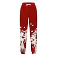 thumbnail image 5 of WXLWZYWL Womens Halloween Sweatpants Graphic Print Pants Drawstring Waist Joggers Casual Lounge Pants Athletic Workout Pants, 5 of 5