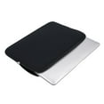 thumbnail image 3 of Laptop Sleeve Bag Compatible with 12-15.6 inch MacBook Pro, MacBook Air, Notebook Computer, Water Repellent Polyester Vertical Protective Case,Black Soft Cover Protective Case Zipper Carrying Bag, 3 of 7