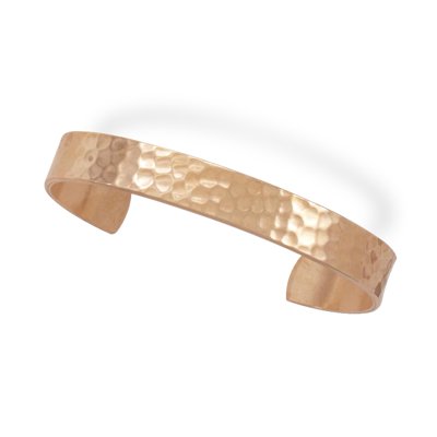 AzureBella Jewelry Hammered Solid Copper 9.5mm Cuff Bracelet - Made in the USA AzureBella Jewelry Hammered Solid Copper 9.5mm Cuff Bracelet - Made in the USA