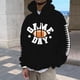 thumbnail image 1 of MHFRRA Sudadera con Capucha para Hombre con Estampado de Fútbol, Informal, Holgada, para Uso Diario, Cómoda, Cálida, para Otoño E Invierno Negro, 1 of 3