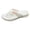 White, variant on Orthopedic Flip Flops for Women Men Arch Support Pillow Soft Thong Sandals Spa Summer Beach Slides Indoor Shower Shoes Blue Size 8