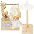 thumbnail image 1 of Cajón de Madera para Baby Shower CDSDAS con Perchas 34x22x53cm, 1 of 7