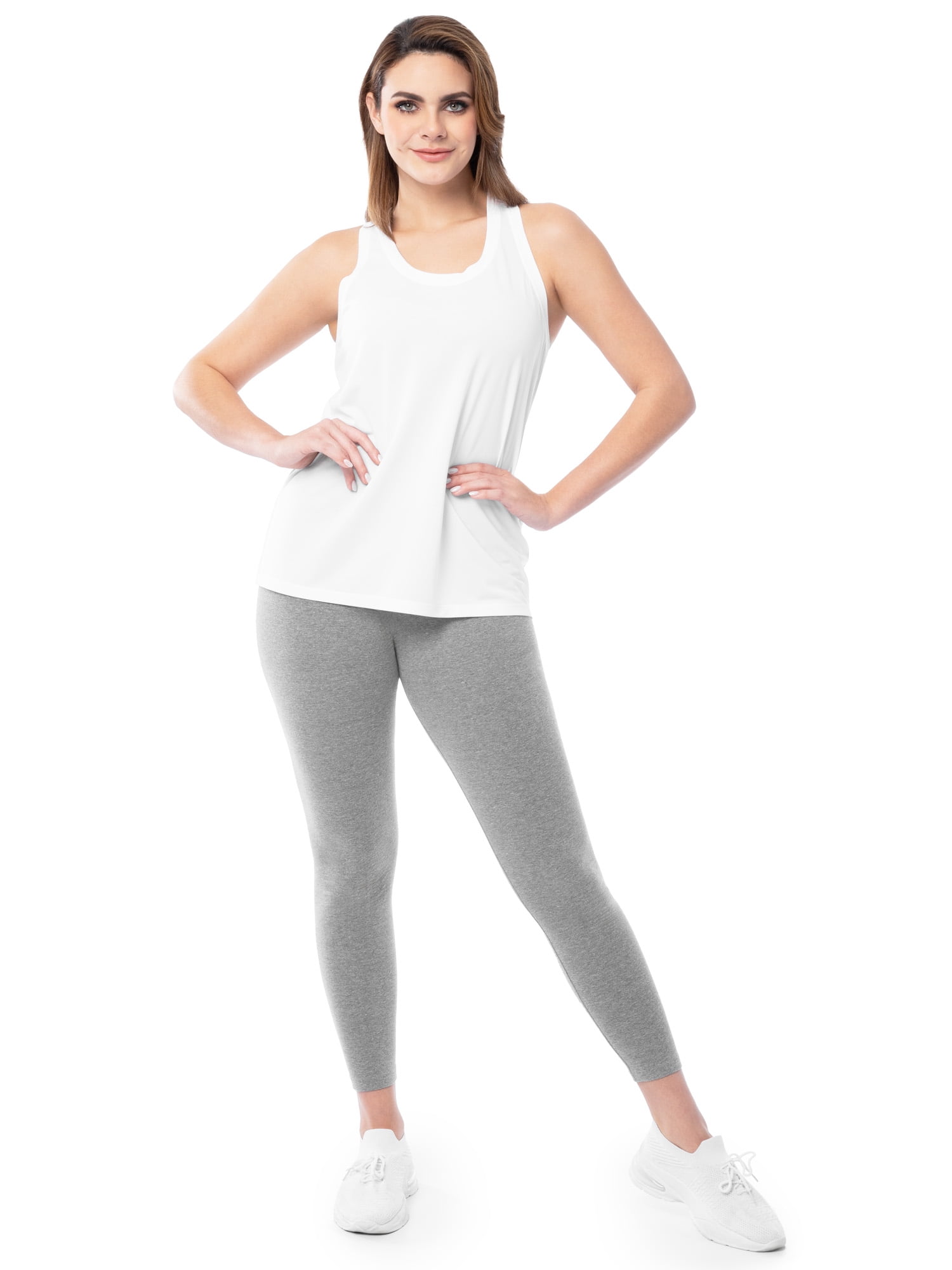 Athletic Works Women's Core Active Texture Knit Racerback Tank Top, Sizes XS-XXXL