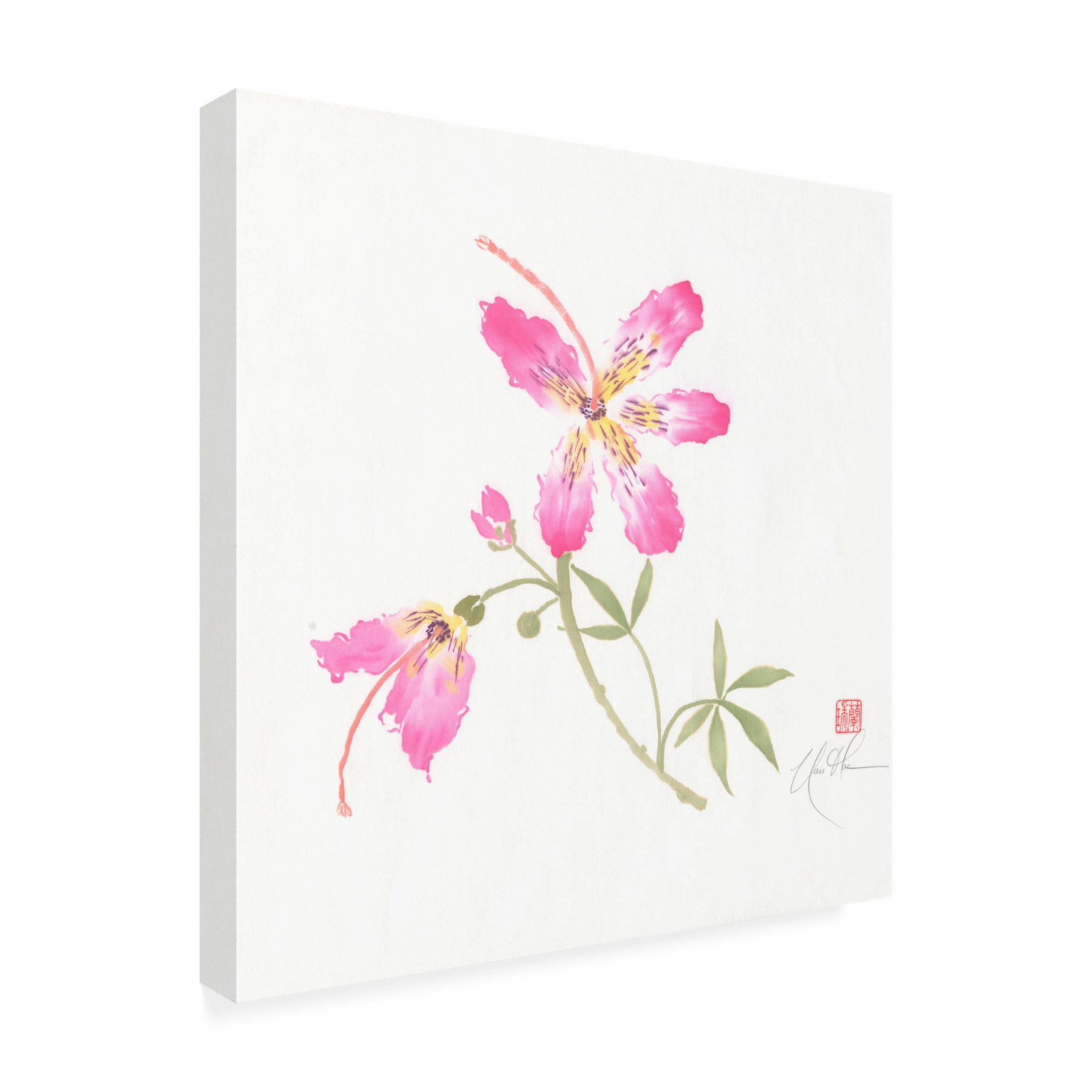 Trademark Fine Art Nan Rae  Silk I Canvas Wall Art