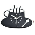thumbnail image 3 of Reloj de pared de cocina Jadeshay Artesanía excepcional 3D Acrílico premium Movimiento silencioso, 3 of 8