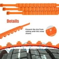 thumbnail image 5 of WUUJIPAI Universal Anti-Skid Snow Tire Chains for Cars SUVs Trucks, Tire Zip Ties for Snow and Ice, Winter Traction Snow Tire Straps, Fit 145–295mm Tires, 5 of 7