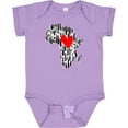thumbnail image 3 of Inktastic Black History Month Ink Print African Heart Boys or Girls Baby Bodysuit, 3 of 5