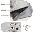 thumbnail image 6 of Owl On Branch Area Rug 5x7 FT, Non Slip Bedroom Throw Carpet, Framhouse Winter Landscape Tree Birds Washable Soft Floor Carpet Non-Shedding Rug for Dining Room Bedside Classroom Desk, 6 of 9