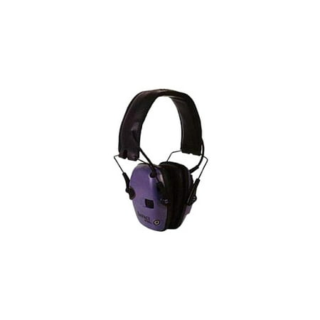 Howard Leight Impact Sport Purple Electronic earmuff SKU: R-02522 with Elite Tactical (Howard Leight R 01526 Impact Sport Electronic Earmuff Best Price)