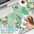 thumbnail image 2 of Long Mouse Pads for Desk,Pioneer Flower Floral Print Pattern Desk Mats on Top Of Desks, Desk Mouse Pad Extra Large with 3mm Non-Slip Base and Stitched Edge for Gaming,Office,Work,Home 47.3"x23.6", 2 of 6