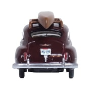 1946 DeSoto Suburban with Roof Rack and Canoe Royal Maroon 1/87 (HO) Scale Diecast Model Car by Oxford Diecast