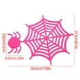 Colorful SpiderwebDesigned PVC Table Mat NonSlip, Easy to Clean