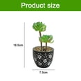thumbnail image 2 of uds simulación de plantas suculentas en macetas, pequeños adornos creativos, plantas verdes artificiales, decoración interior, 2 of 5
