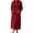Wine, variant on StSilkitty Robes for Women Zip up Long Sleeve Stand Collar Bathrobe with Pockets Lightweight Comfy Loungewear Clothes