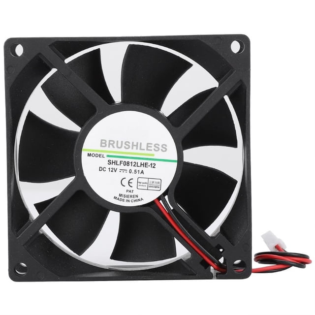 Shlf0812Lhe-12 Dc12V 0.51A 8Cm 2Pin Enfriador De Ventilador De Enfriamiento De Gran Volumen De Aire Scienceny EL006462-00