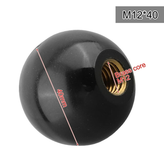 Efficient and Versatile Machine Tool Handle Ball Nut for Various Industries M12-40Black