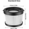 thumbnail image 3 of czcpp-4 Packs Filtre HEPA DCV5011H pour Aspirateur Sans Fil DEWALT 20V, Pièce DCV5011H, 3 of 4