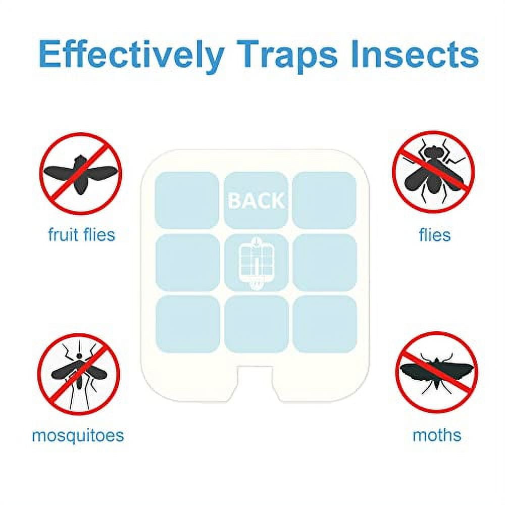 10-piece refill card for safer home SH502 and Dynatrap DT3005W point indoor  fly traps Insert insect traps to replace mosquito adhesive plates