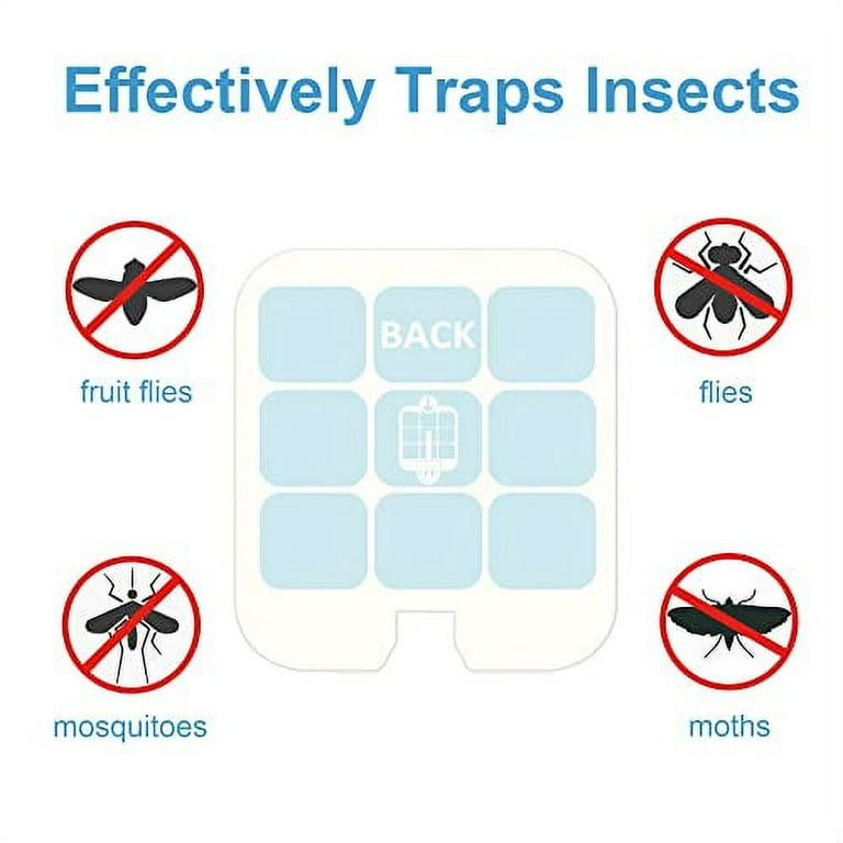 Refills Glue Cards for Dynatrap DT3005W and Safer Home SH502 Indoor Insect  Traps
