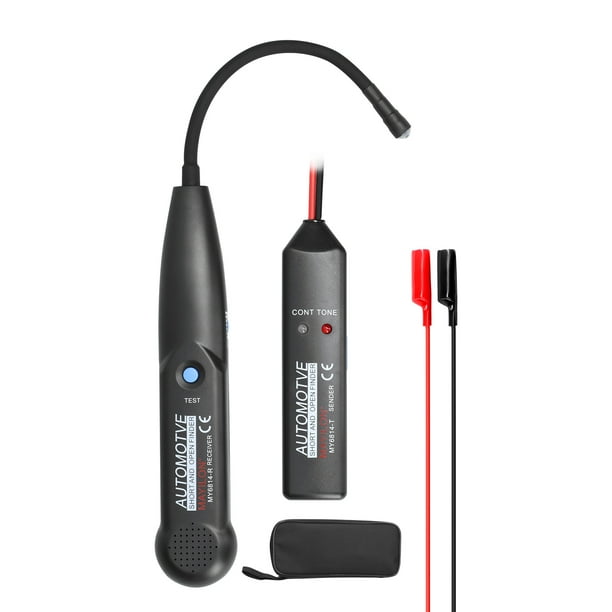 Probador de circuito de buscador abierto corto automotriz Rastreadores de cables con sonda Corrient MAYILON Instrumento de diagnóstico de fallas