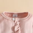 thumbnail image 6 of FASHOFT Baby Girl Easter Outfit Long Sleeve Cardigan and Bunny Dresses 2 Piece My First Easter Outfit Pink 18-24 Months, 6 of 7