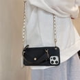 thumbnail image 6 of Compatible with iPhone 14 Pro Max Case with Wallet Card Holder Crossbody Neck Strap Lanyard Handbag Fashion Luxury Protection Shockproof Cover for Women Girls Black, 6 of 9