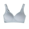 thumbnail image 4 of ALLLIST Seamless Womens Bras Wirefree Push up Bralette Plain Blue Comfy T Shirt Ladies Bras Size M-5XL, 4 of 4