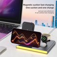 thumbnail image 6 of XGFHYJEH Charging Station, Wireless Charging Station, Charging Station for Multiple Devices, Wireless Charging, 15W 3 in 1 Charging Station, Wireless Charge, for Android, Iphone, Apple, Samsung, Ipad, 6 of 6
