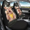 thumbnail image 3 of XYZCANDO Driving Pigs Funny Print Car Front Seat Covers for Woman Decorative Car Seat Covers Protective Easy to Install, for Auto Van SUV, 3 of 9