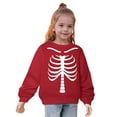 thumbnail image 3 of Atogsazn Kids Boys Halloween Sweatshirt Casual Skeleton Pullover Sweatshirts Long Sleeve Sweater Top Clothing 04-Red 5-6 Years Fashion, 3 of 5