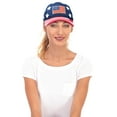 thumbnail image 2 of DALIX American Flag Hat Premium USA Baseball Cap in Stars and Stripes, 2 of 7