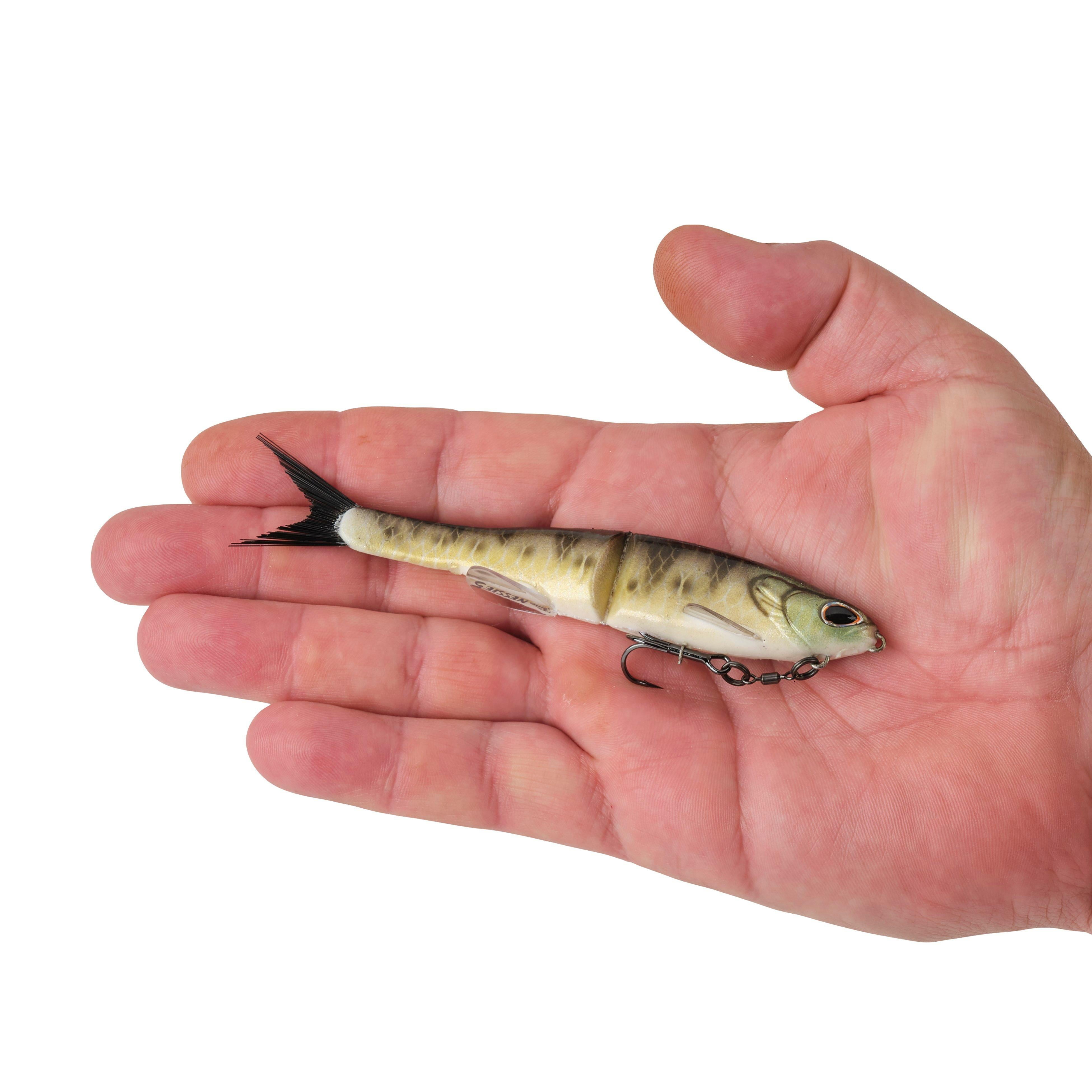 Berkley PowerBait® Nessie Fishing Bait, Perch, 5 in, Soft Swimbait