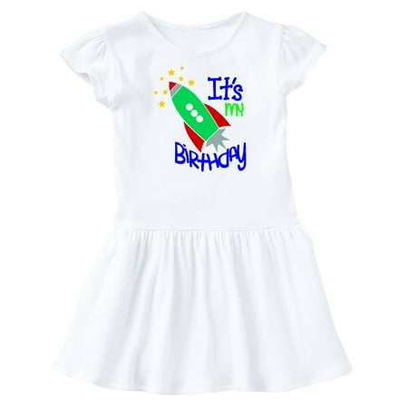 

Inktastic It s My Birthday Rocket Ship Gift Toddler Girl Dress