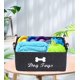 thumbnail image 5 of (Negro) Caja de almacenamiento de juguetes de fieltro para mascotas: perfecta para guardar juguetes, golosinas, ropa y otros suministros para perros, 5 of 5
