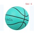 thumbnail image 1 of Baloncesto azul cielo para niños y niñas, baloncesto juvenil, Tamaño 7/6/5, baloncesto de goma hinchable para interiores y exteriores Fivean unisex, 1 of 2