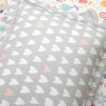 thumbnail image 6 of Lush Decor Pixie Fox With Sheet Set Kids Back To Campus Comforter Pink/Gray 5Pc Set Twin-Xl, 6 of 8