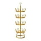 thumbnail image 3 of Zapatero giratorio Strade Fareast Limited 4 niveles Oro, 3 of 8