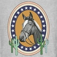 thumbnail image 2 of Junior's Lost Gods Horse Star Frame Portrait Graphic Tee Athletic Heather Large, 2 of 3