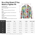 thumbnail image 5 of Kdxio Cute Dinosaur Print Women Men Sun Protection UPF 50+ Jackets Zip Up Long Sleeve Hoodie Hiking Lightweight with Pockets, 5 of 7