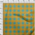 thumbnail image 2 of oneOone Viscose Chiffon Teal Blue Fabric Gingham Check Diy Clothing Quilting Fabric Print Fabric By Yard 42 Inches Wide, 2 of 4