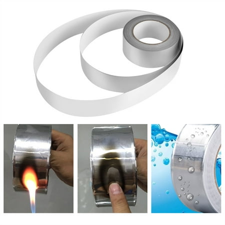 Anauto 5cm * 50m Aluminium Foil Adhesive Sealing Tape Thermal Resist Duct Repairs Tool , Duct Repair